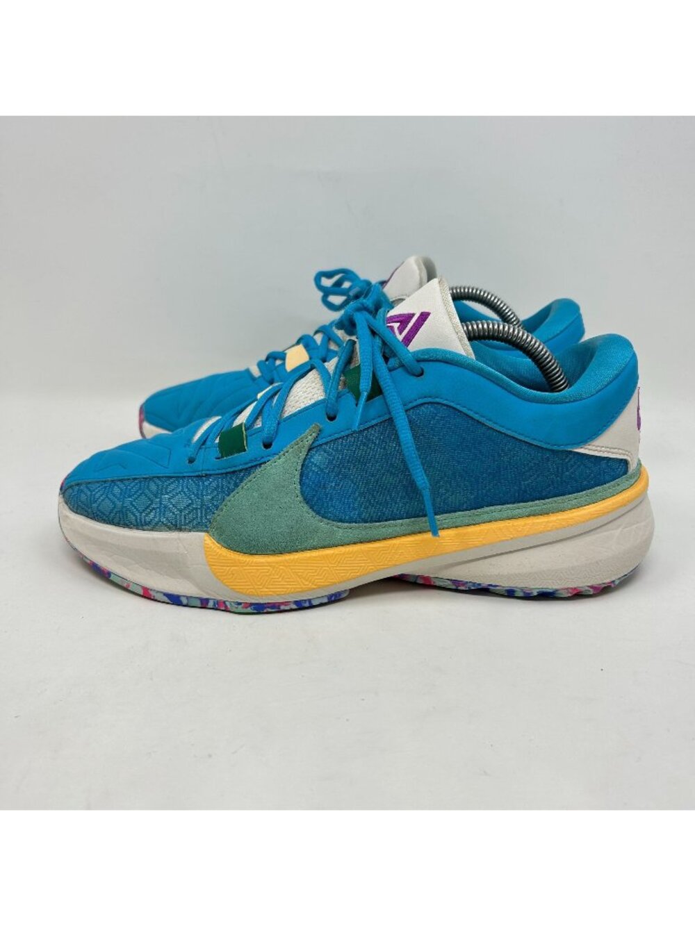 Zoom Freak 5 'Greece x Nike Nigeria Blue Lightning Ice Mens Size 8.5